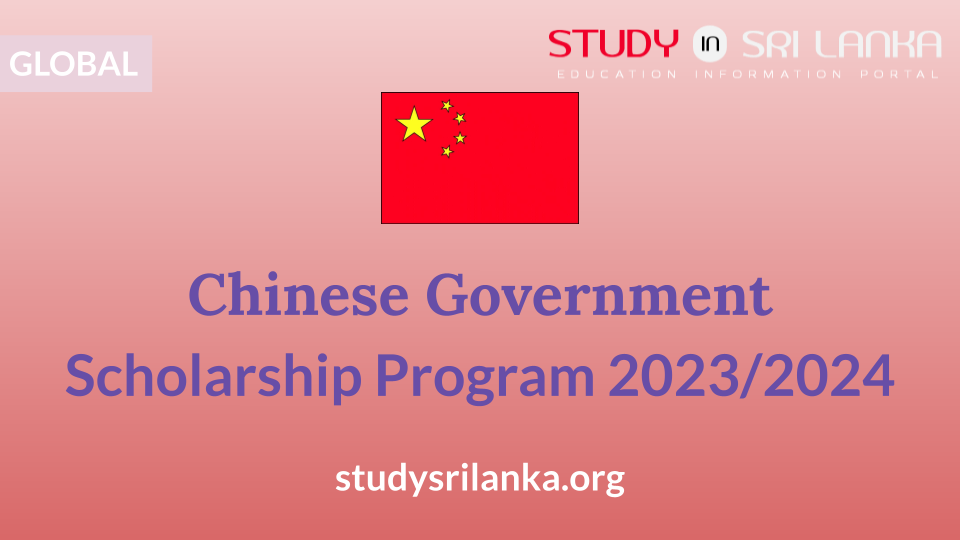 Chinese Government Scholarship 2023/2024