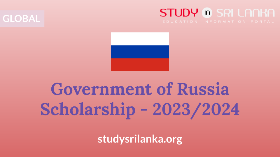 Government Of Russia Scholarship - 2023/24