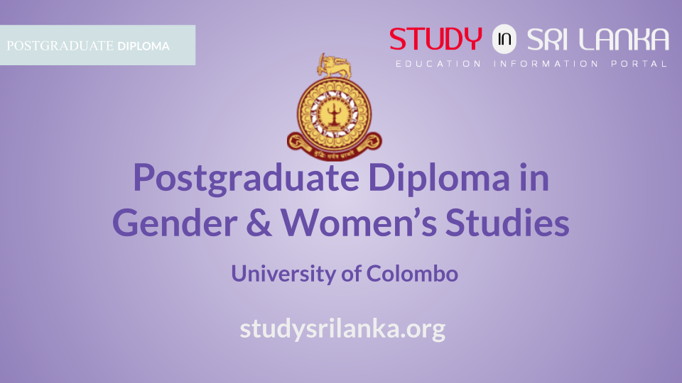 Postgraduate Diploma In Gender & Women’s Studies - UoC - 2023/2024