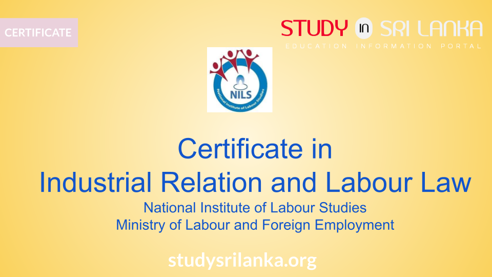 Industrial Relations And Labour Law - NILS - 2023