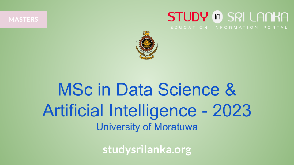 MSc In Data Science & Artificial Intelligence - UOM - 2023