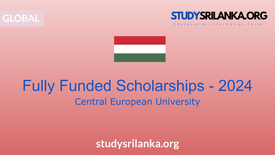 Fully Funded Scholarships - CEU - 2024