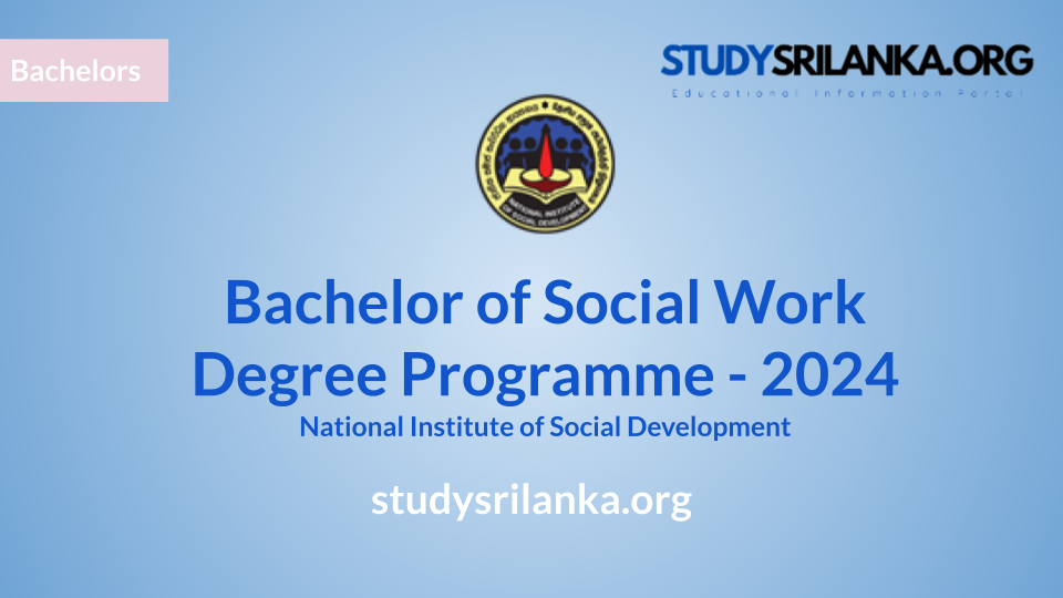 Bachelor Of Social Work Degree Programme Nisd 2024 7877