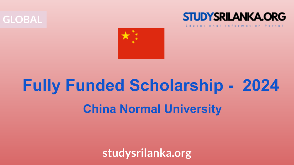 Fully Funded Scholarship - China - 2024